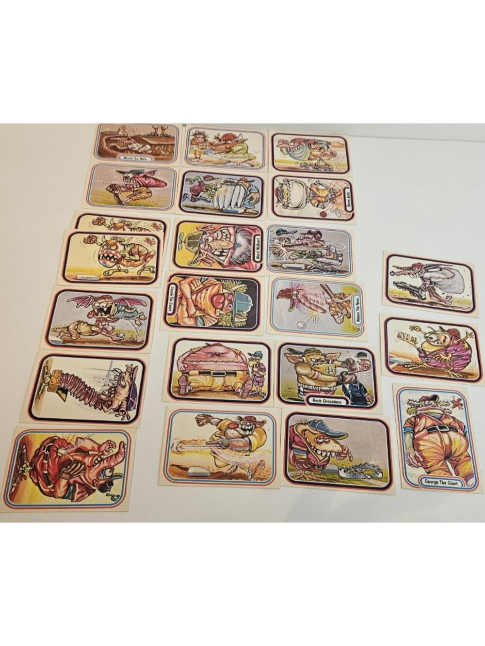 LOT OF 22 1988 Donruss Leaf Awesome All-Stars Trading Sticker Cards